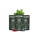 Amocare Energy Gummies for Men - Pack of 3 (180 Gummies) | Fenugreek, Ginseng, Ginkgo Powder &amp; Saffron | Improves Energy &amp; Muscle Strength, Promotes Well-Being | Strawberry &amp; Mint Flavour | 1 Per Day