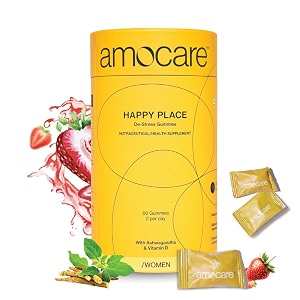 amocare vitamin d gummies for women 60 gummies  with ashwagandha  helps balance hormones amp improve vitality immunity amp sleep strengthen bone  strawberry flavour