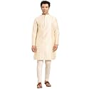 Amodh by Kisah Men39s Navy Blue Cotton