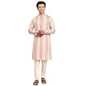 Amodh by Kisah Men39s Navy Blue Cotton