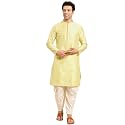 Amodh by Kisah Men39s Navy Blue Cotton