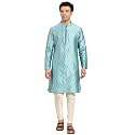 Amodh by Kisah Men39s Navy Blue Cotton