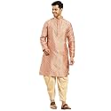 Amodh by Kisah Men39s Navy Blue Cotton