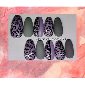 fake nail with glue uv treated nail tip false nails kit all hand made reusable press on nail for women39s almond nail tip nail art kit 12 nail set in one pack