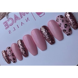 fake nails with glue
