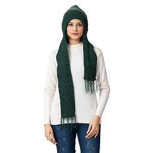 amoldo women39s wool blend cap with muffler design