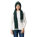 AMOLDO Women's Wool Blend Cap with Muffler (Design)