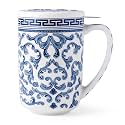 AmorArc Tea Cup With Infuser and Lid, 18oz Loose Leaf Tea Mug With Steeper