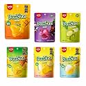 AMOS Peelerz Peelable Gummy Candy Variety Pack, Mango, Grape, Green Apple, Pineapple, Banana &amp; Lemon Flavors, Made with Real Fruit Juice, 6 Bags, 19.22 oz (545 g)