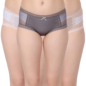 amour secret mid rise panty for women multicolor pack of 3 p2011n