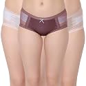 Amour Secret Mid Rise Panty for Women Multicolor Pack of 3 (P2011N)