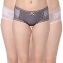Amour Secret Mid Rise Panty for Women Multicolor Pack of 3 (P2011N)