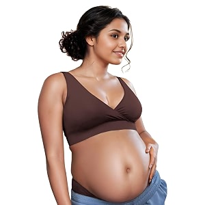 Circus Padded Maternity Bra Pull Down
