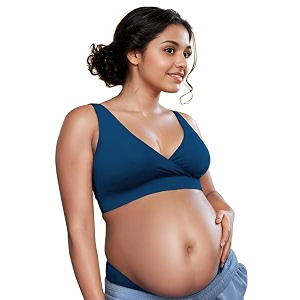 Circus Padded Maternity Bra Pull Down