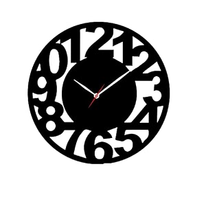 aampa ent mdf wall clock for home amp office black 10 x 10 inch wlclck-aampa ent_031