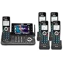AT&amp;T 5-Handset DECT 6.0 Cordless Home and Business Phone with Answering Machine, 5" Color Display, One-Touch Shortcut, Conference, Intercom, Smart Call Blocker, Bluetooth Connect to Cell: DLP73590