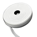 AMPEREUS Braided Elastic Band White Elastic (30 Meters, 1 inch) Cord Heavy Stretch High Elasticity Knit Elastic Band, Ideal for Tailoring/Sewing, Fashion Designing, Boutique, Stitching