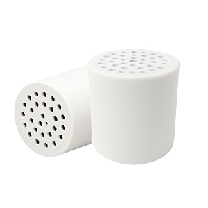 ampereus mineral cartridge for water purifier  replacement shower filter cartridge for hard water  multi-flow water shower filter removes chlorine rust amp impurities  easy install soft water output