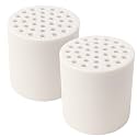 AMPEREUS® Hard Water Softener Filter Cartridge for Shower & Tap | Replacement Cartridge for Hard Water Softener – Multi-Flow Shower Filter for Removes Chlorine & Impurities (2 Pcs)
