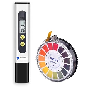ampereus digital tds meter amp ph roll for home  total dissolved solid meter water purity tester ph paper litmus paper for ph testing water quality tester