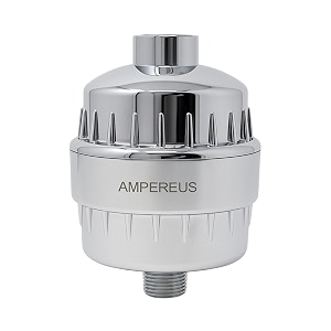 ampereus shower filter for bathroom  chlorine amp impurity reduction hard water softener for shower bath amp tap use supports clean water flow for daily use pack of 1