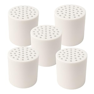 ampereus hard water softener filter cartridge for shower amp tap  replacement cartridge for hard water softener  multi-flow shower filter for removes chlorine amp impurities 2 pcs