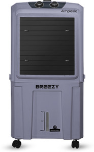 amplesta 100 l desert air cooler grey breezy 100l grey