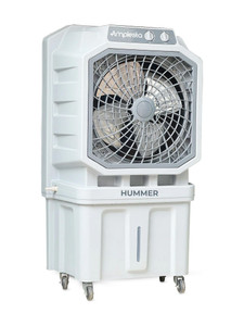 amplesta 125 l desert air cooler grey hummer 125l commercial 24 inch alluminium fan blade 22000 cmhr air delivery