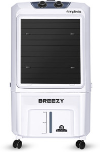 amplesta 75 l desert air cooler white breezy 75l white