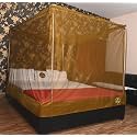 Machardani 7x8 Ft | King Size Foldable Mosquito Net | Light Green