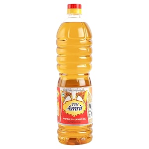 amrit gold cold pressed unrefined double filtered gingelly  sesame oil 1 litre healthy edible oil for daily cooking food  til oil strength bones improve blood circulation naturally cholesterol free and healthy heart