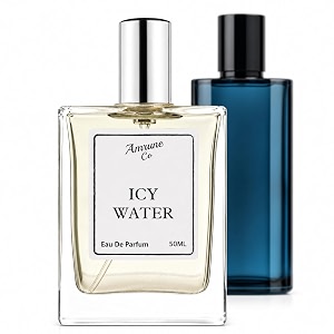 icy water eau de parfum for men  upto 35 pure french fragrance oil  high-concentration long lasting marine scent  premium aromatic fougere  50ml  cool water