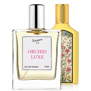 orchid luxe  luxury women eau de parfum  with vanilla and orchid blossom  perfume spray for women  long lasting fragrance  luxury gift for woman  50 ml