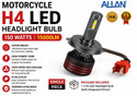 Amrut Allan H4LED Headlight Bulb For Motorcycle & Scooter Super Bright White Light Headlight Motorbike, Car LED (12 V, 150 W)