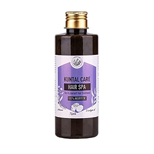amrutam kuntal care hair spa mask  200 ml  ayurvedic hair spa mask for women amp men  helps manage hair fall support hair growth amp nourish dry frizzy hair  with hibiscus amla bhringraj amp brahmi