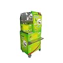 Amrutha Machines Sugarcane Juice Machine with Inbuilt Waste Bin (Green and Silver) (1.5 HP)