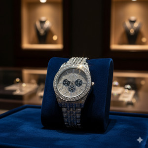 AMSSTYLE R888 High-End Diamond Look Analog Wristwatch