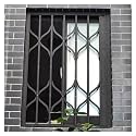 AMUFJJ Anti-Theft Safety Fence for Windows, Aluminum Window Security Bar Screens Protection Guard Enclosure Lockable for Attic/Garage/Basement(63x43 (160x110cm))