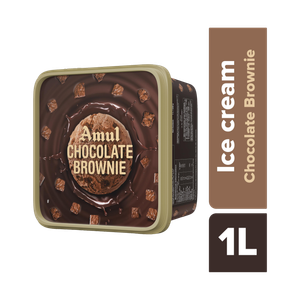 amul chocolate brownie ice cream 1 l