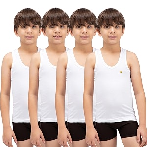 Amul Comfy Boys Vest 100 Cotton