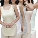 Amul Comfy Combo Pack Sleeveless Solid Cotton