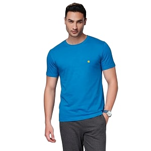 AMUL COMFY Mens Cotton Plain Round Neck