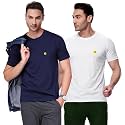 AMUL COMFY Men39s Cotton Plain Round Neck