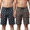 Amul Comfy Men39s Cotton Rich Printed Bermuda-Pack