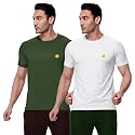 AMUL COMFY Men39s Cotton Plain Round Neck