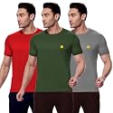 AMUL COMFY Men39s Cotton Plain Round Neck