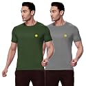 AMUL COMFY Men39s Cotton Plain Round Neck