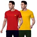 AMUL COMFY Men39s Cotton Plain Round Neck
