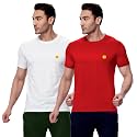 AMUL COMFY Men39s Cotton Plain Round Neck