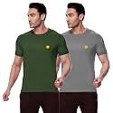 AMUL COMFY Men39s Cotton Plain Round Neck